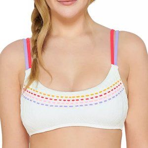 Hula Honey Textured Bralette Bikini Top